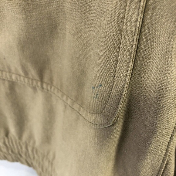 World Bird Sanctuary Jacket Full Zip Mock Neck Kahki Long Sleeve Approx Size M/L - Picture 3 of 16